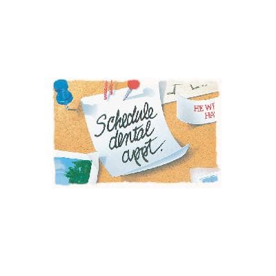 Reminder Postcards (DDS/MD) Personalized, Schedule Dental Appointment, 6" W x 4-1/4" H, Full Color, 100/Pkg - Reminder Postcards (DDS/MD) Personalized, 100/Pkg - Schedule Dental Appointment, 6" W x 4-1/4" H - Image 1