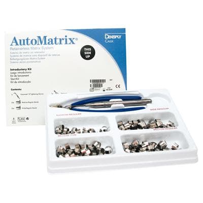 Dentsply Sirona AutoMatrix Retainerless Matrix System Introductory Kit, 96 Assorted Bands, Automate III Tightening Device, Snippers, 663032 thumbnail 24