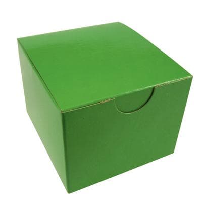 Patterson Office Supplies Single Economy Model Storage Boxes, 3-3/4" W x 2-3/4" H x 3-3/4" D, Green, 100/Box - Single Economy Model Storage Boxes, 3-3/4" W x 2-3/4" H x 3-3/4" D, 100/Box - Green - Image 1