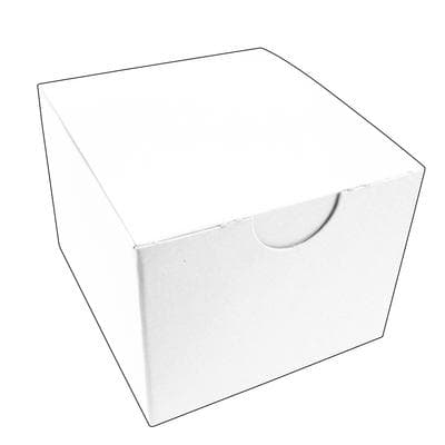 Patterson Office Supplies Single Economy Model Storage Boxes, 3-3/4" W x 2-3/4" H x 3-3/4" D, White, 100/Box - Single Economy Model Storage Boxes, 3-3/4" W x 2-3/4" H x 3-3/4" D, 100/Box - White - Image 1