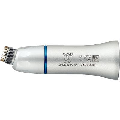 NSK EX Series EC-30 Contra Angle Air Shank, 1:1 Direct Drive, Non-Optic, Manual Chuck, No Spray, Blue, C100008 thumbnail 5