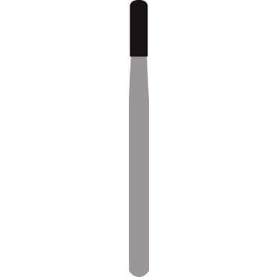 Kerr Blu-White Operative Carbide Bur #1558, Straight Round End Cross Cut Fissure, Friction Grip Oral Surgical (FGOS), 25 mm Shank, 1.2 mm Diameter, 5/Pkg thumbnail 3
