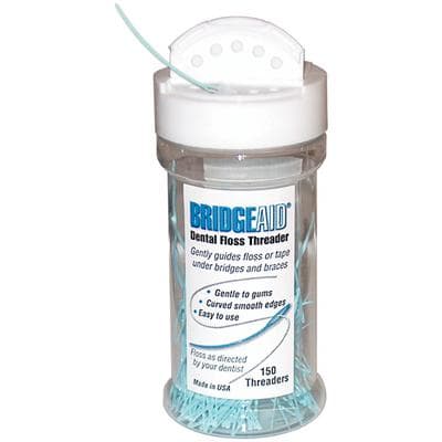 BridgeAid Floss Threaders with Dispenser, 3 Dispensers of 150 Threaders per Package thumbnail 6