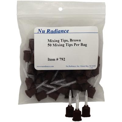 Nu TempCement NE Mixing Tips, Brown, 25/Pkg - Nu TempCement NE Mixing Tips – Brown, 25/Pkg - Nu TempCement NE Mixing Tips – Brown, 25/Pkg - Image 1