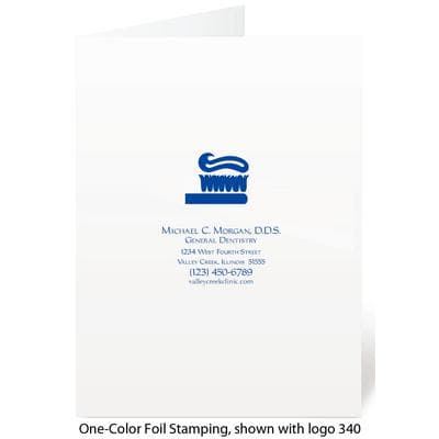 Presentation Folder, Gloss, 1-Color Foil Stamping, 9" W x 12" H, 50/Pkg - Presentation Folder, Gloss Folder, 1-Color Foil Stamping, 9" W x 12" H, 50/Pkg - Presentation Folder, 1-Color Foil Stamping, Gloss Folder - Image 1