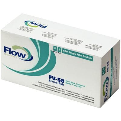 Flow Xpress F FV-58 Intraoral Dental X-Ray Film, Size 2 (Adult), F-Speed, Econo Pack, 600/Box, 18215 thumbnail 8