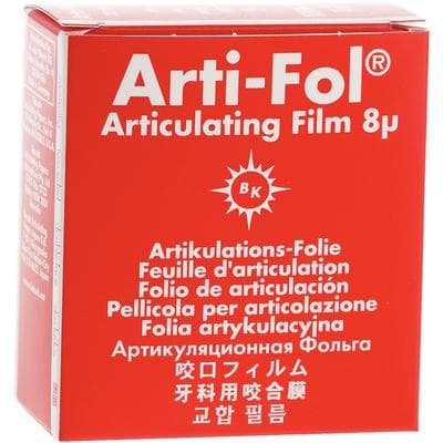 Arti-Fol II Ultra-Thin Two-Sided Articulating Film, 8 Microns, 22 mm x 20 m, Red/Red, 1 Roll/Pk, BK25 thumbnail 17
