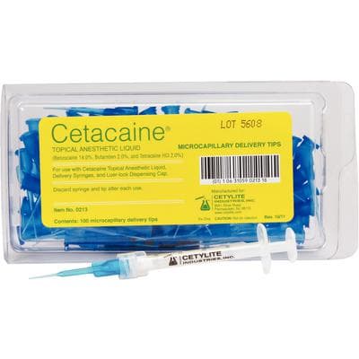 Cetacaine Microcapillary Delivery Tips, 100/Pkg, 0213 thumbnail 17