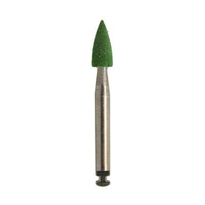Meisinger 9503H-033-RA-GRN Flexible Polisher Point, Green, Fine, Right Angle, 3.3mm, 5/Pkg thumbnail 2