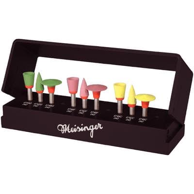 Meisinger Luster LUS30 Intraoral Porcelain Polishing Kit, RA, Assorted, 9 Polishers, 1 Kit thumbnail 8