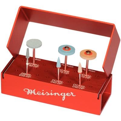 Meisinger LUSTER for Zirconia Extraoral Adjusting and Polishing Kit, 6 Pieces with Bur Block, LUS85 thumbnail 11