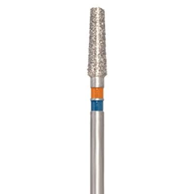 Meisinger Zirconia Diamond Bur, FG, Tapered Round End Cylinder, #850-018M, 1.8 mm, Medium Grit, Blue, 5/Pk, Z850-018-FG thumbnail 14