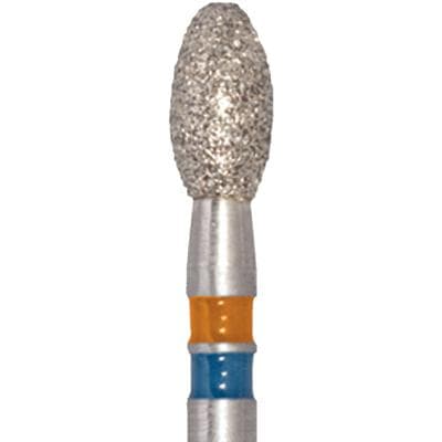 Meisinger Zirconia Diamond Bur, Friction Grip, #833, Football/Egg Shape, Medium Grit, 2.3 mm Head Diameter, 4.2 mm Working Length, 5/Pk, Z833-023-FG thumbnail 10