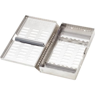 Thompson™ Instrument Cassette, Series 7, Single Rack, 7-Instrument Capacity, Stainless Steel, Silver, 8" L x 4-7/8" W x 1-1/8" H, 3-084107 thumbnail 8
