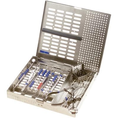 Thompson™ Instrument 10 Cassette, Stainless Steel, 8" x 9" x 1-1/8", 10-Instrument Rack, 3-089110 thumbnail 10