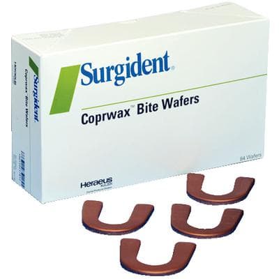 Kulzer Coprwax Bite Wafers, Horseshoe-Shaped, Copper-Infused, Foil-Laminated, 84/Box, 50092178 thumbnail 19