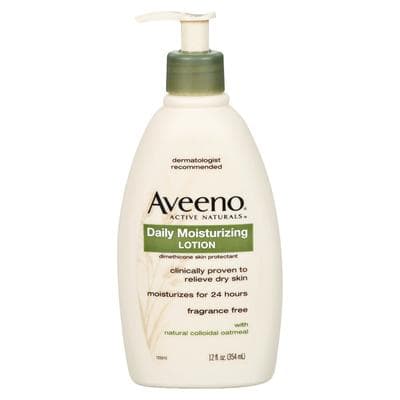 Aveeno Daily Moisturizing Lotion, Pump Bottle, 12 oz, JOJ 3600 - Aveeno Daily Moisturizing Lotion, Pump Bottle, 12 oz - Aveeno Lotion - Image 1