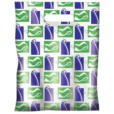 Dental Scatter Bags – Toothpaste & Toothbrush Design, 7.5" W x 10" H, White, 100/Pkg - Dental Scatter Bags – 100/Pkg - Toothpaste & Toothbrush, 7 1/2" W x 10" H - Image 1