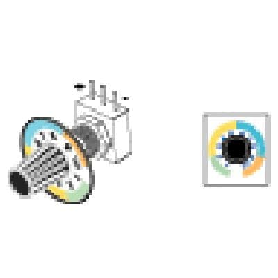 4.7KOHM Potentiometer, 4 mm, with Black Cap (for Newtron® SP) thumbnail 2