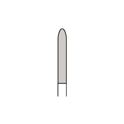 Robot Carbide Cutter Bur HP, Crosscut 14/12 Blade, #295E, 2.3 mm Diameter, 15.0 mm Length, 1/Pkg, SH295E-023 thumbnail 7