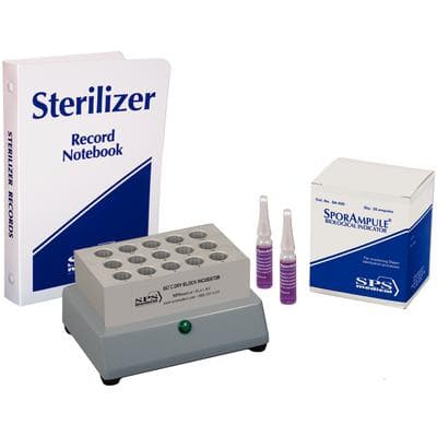 SporAmpule® Biological Indicator Starter Kit with Dry Block Incubator, Record Notebook, and 20 BIs thumbnail 4