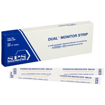 SPS Medical DUAL™ Monitor Sterilization Indicator Strips, 8", Steam & EO, 250/Box, DMS-250 thumbnail 9