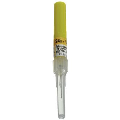 Terumo Surflo ETFE IV Catheter, 24 Gauge x 3/4", Yellow, 50/Box, SROX2419CA thumbnail 8