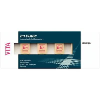 VITA ENAMIC HT Hybrid Ceramic CAD/CAM Milling Blocks, Shade 2M2, High Translucency, 14mm, 5/Pack thumbnail 14