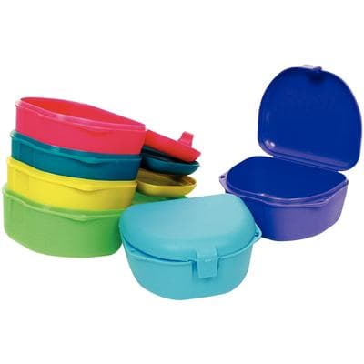 Zirc Dental Retainer Box, 1-1/2" Deep, Assorted Colors, 12/Pack, 25R550 thumbnail 11