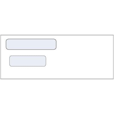 Safeguard Compatible Double Window Check Envelopes, Security-Lined, 8" W x 3-1/2" H, 250/Pkg - Safeguard Compatible Double Window Check Envelopes, Security-Lined, 8" W x 3-1/2" H, 250/Pkg - Envelope - Image 1