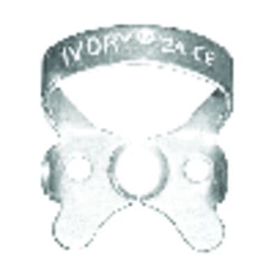 Ivory Rubber Dam Clamp #2A, Winged, Stainless Steel, 1/Pk, 50057312 thumbnail 11