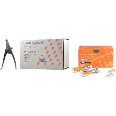 G-CEM Self-Adhesive Resin Cement Capsule Starter Kit with Applier, Assorted Shades, 50 Capsules, 439003 thumbnail 12