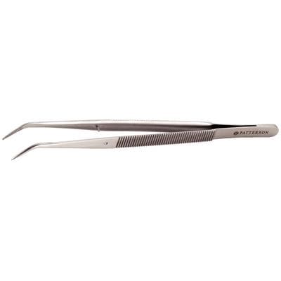 Patterson® Cotton Pliers, Non-Pinch, Curved Serrated Tips, Stainless Steel, 1/Pkg, 828844 thumbnail 2