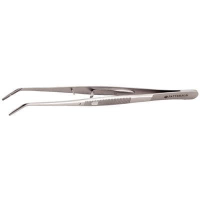 Patterson® Cotton Pliers, Grooved Tip, Self-Locking, Curved, Serrated, Stainless Steel, 1/Pkg (828844) thumbnail 2