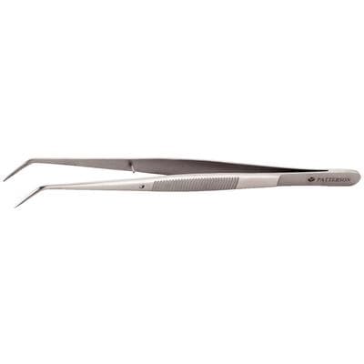 Patterson® Cotton Pliers, 317A College, Curved Serrated Tips, Stainless Steel, 1/Pkg (828844) thumbnail 2
