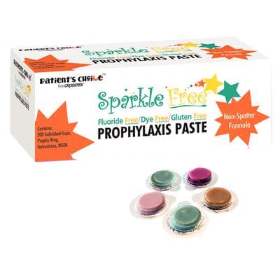 Crosstex Sparkle Free Prophy Paste, Coarse Grit, White Chocolate, Fluoride-Free with Xylitol, Unit Dose Cups, 200/Box, UPSFCWC thumbnail 14