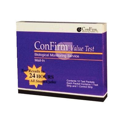 ConFirm Mail-In Sterilizer Monitoring System Value Test Service, 2 Strip Test, 12/Box, CVT120 thumbnail 8
