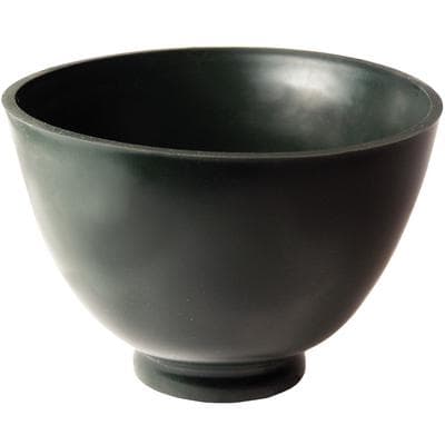 Buffalo Dental Green Flexible Mixing Bowl, Large, 5" OD Top, 600cc, Single Bowl thumbnail 3
