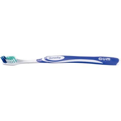 GUM SuperTip Soft Compact Toothbrush, Multi-Level Bristles, Adult, 12/Pkg thumbnail 2