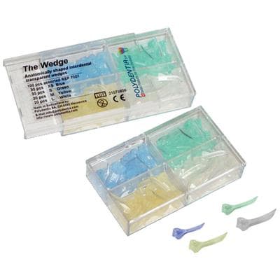 The Wedge Assorted (XS, S, M, L) Transparent Plastic Matrix Wedges, 100/Box thumbnail 5