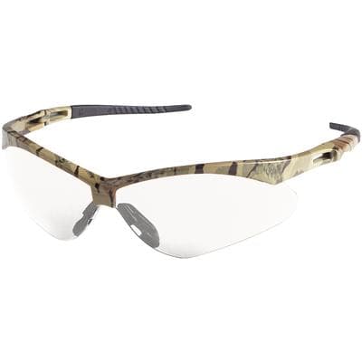 Nemesis Safety Eyewear, Camo Frame, Clear Anti-Fog Lens, One Size Fits All, 1/Pkg - Nemesis Safety Eyewear - Camo Frame, Clear AF Lens - Image 1