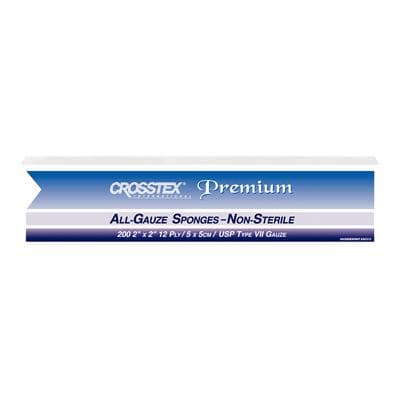 Crosstex All-Gauze Sponges Premium, Non-Sterile, 2" x 2", 8-Ply, 5000/Case, ENC2 thumbnail 11