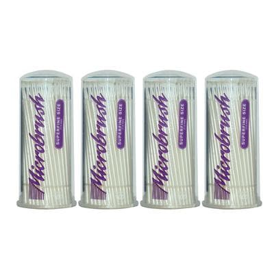 Microbrush Tube Series Disposable Applicators, Super Fine (1 mm), White, 100/Pk, MSF100, MSF400 thumbnail 8