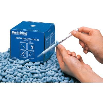 Steri-Shield Multi-Use Barrier, Latex, Blue, One Size Fits All, 500/Box, 088-058 thumbnail 12