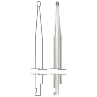 Midwest Oral Surgical Carbide Bur, LAOS #1 Round, 0.8 mm Diameter, 10/Pk, 389992 thumbnail 8