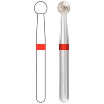 Midwest Once Single Use Diamond Bur – FG, Fine, Round, #801, 2.3 mm Diameter, 2.3 mm Length, 25/Pkg, 1801023F thumbnail 11