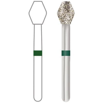Midwest Once Single Use Diamond Bur – FG, Coarse, Barrel, #811/033, 3.3 mm Diameter, 4.2 mm Length, 25/Pkg, 1811033C thumbnail 12