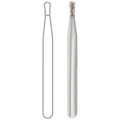 Midwest Once Single-Use Diamond Bur, FG, Medium, Pear, #830-008M, 0.8 mm Diameter, 1.6 mm Length, 25/Pkg, 1830008M thumbnail 13