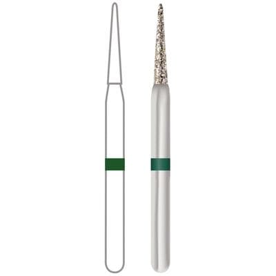 Midwest ONCE Sterile Diamond Burs 858-014C, Coarse, Needle, Friction Grip, 25/Pk, 1858014C thumbnail 12