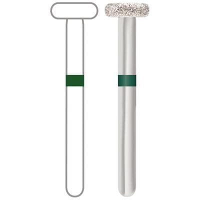 Midwest Once Single Use Diamond Bur – FG, Coarse, Wheel Rounded Edge, #909/042, 4.2 mm Diameter, 1.5 mm Length, 25/Pkg, 1909042C thumbnail 12
